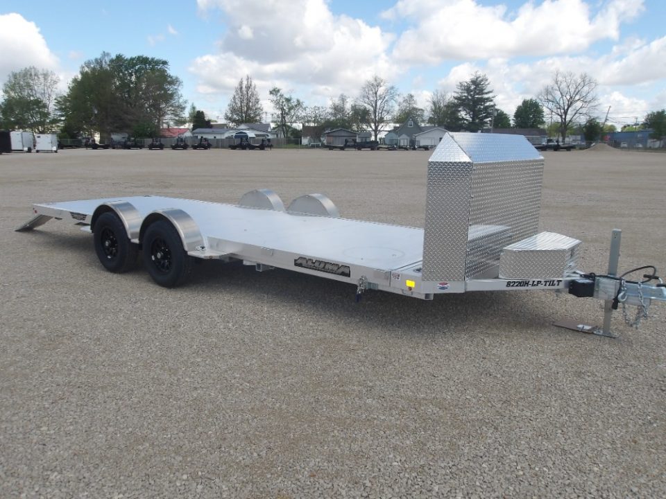 New 2027 Aluma 8220H-LP-TILT-TA-EL-R 81x20 Car Hauler