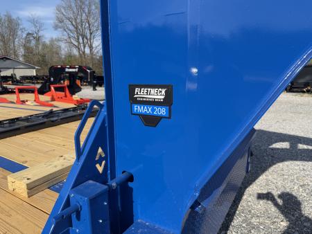 New 2026 Diamond C FMAX208 GOOSENECK TRAILER 32” FLAT DECK 18 PLY TIRES