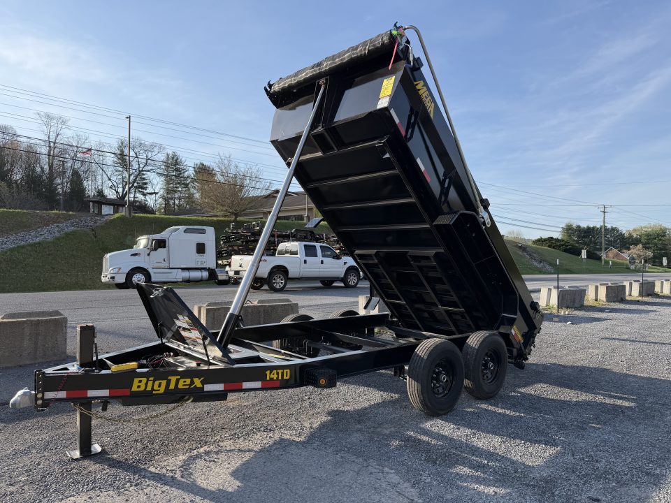 New 2026 Big Tex 14TDX 5 STAGE TELESCOPIC DUMP TRAILER 7 GAUGE FLOOR , HYDRO JACK , 14 PLY TIRES , LONG ARM TARP