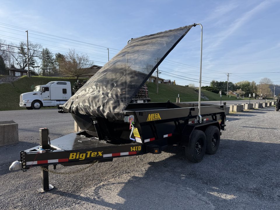 New 2026 Big Tex 14TDX 5 STAGE TELESCOPIC DUMP TRAILER 7 GAUGE FLOOR , HYDRO JACK , 14 PLY TIRES , LONG ARM TARP