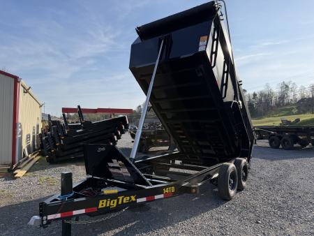 New 2026 Big Tex 14TDX 5 STAGE TELESCOPIC 4’ SIDES 7 GAUGE FLOOR, HYDRO JACK, LONG ARM TARP, 14PLY TIRES