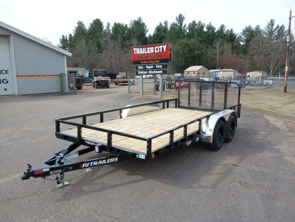 New 2026 PJ Trailers UL 83"X16' Tandem Axle Utility Trailer