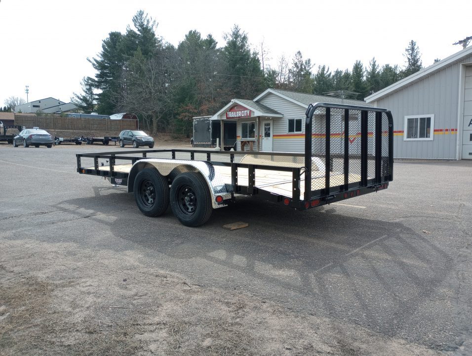 New 2026 PJ Trailers UL 83"X16' Tandem Axle Utility Trailer