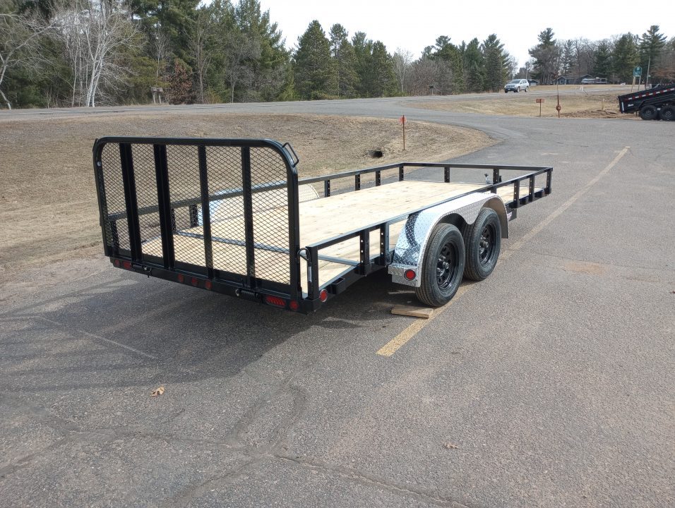 New 2026 PJ Trailers UL 83"X16' Tandem Axle Utility Trailer