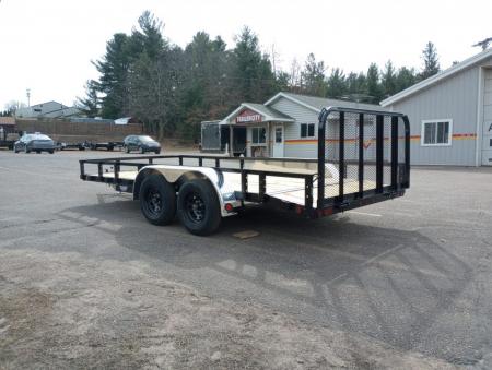 New 2026 PJ Trailers UL 83"X16' Tandem Axle Utility Trailer