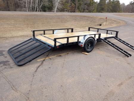 New 2026 PJ Trailers U8 83"x14' Single Axle Utility Trailer