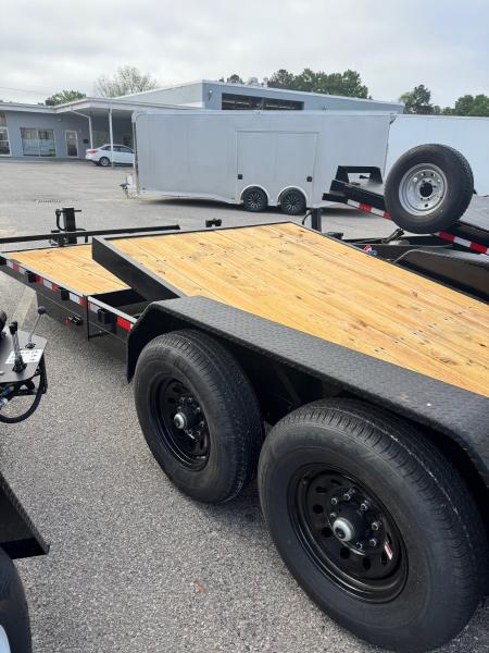 New 2026 Triple Crown Trailers 7x22 Split Deck Tilt