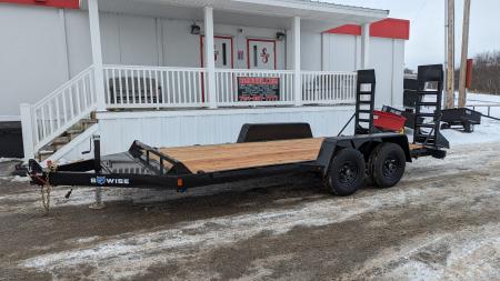 New 2026 BWise 16' Lo Pro Equipment Hauler w/ No Dove