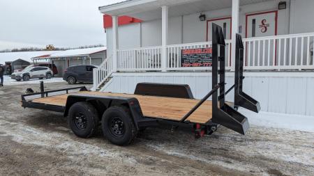 New 2026 BWise 16' Lo Pro Equipment Hauler w/ No Dove