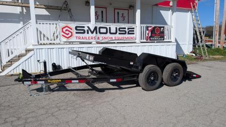 New 2026 CAM SUPERLINE 7x14 Tandem Axle Lo Pro Tilt Trailer