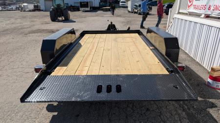 New 2026 CAM SUPERLINE 7x14 Tandem Axle Lo Pro Tilt Trailer
