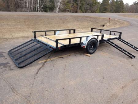 New 2026 PJ Trailers U8 83"X14' Single Axle Utility Trailer