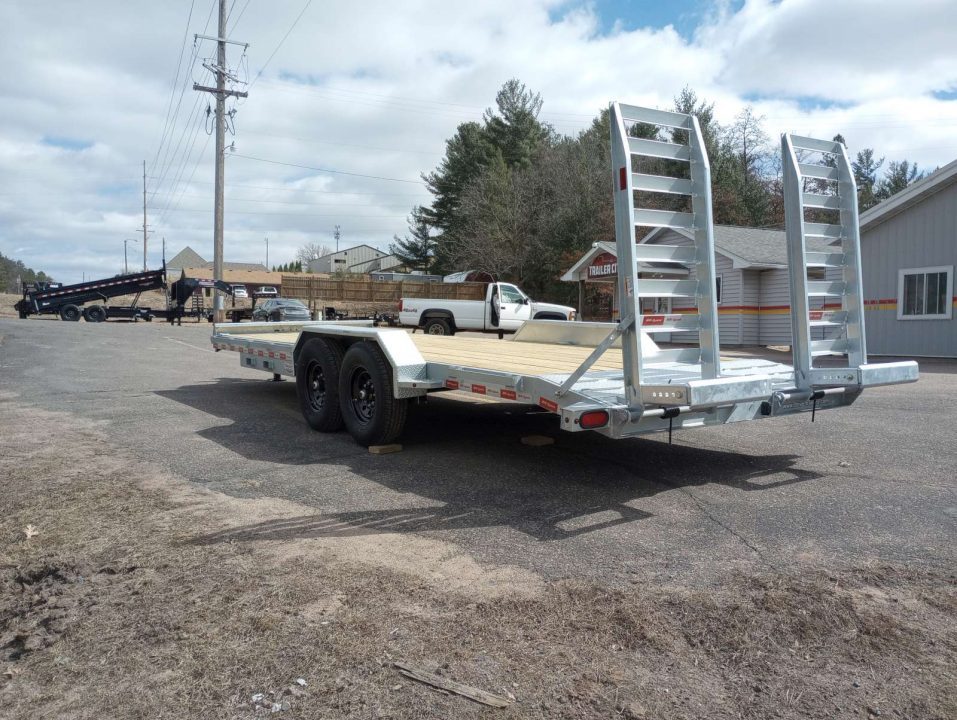 New 2026 Drive Trailers 14K 20'x82" Galvanized Equipment Trailer