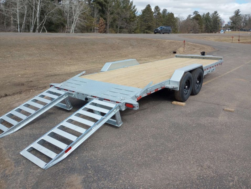 New 2026 Drive Trailers 14K 20'x82" Galvanized Equipment Trailer