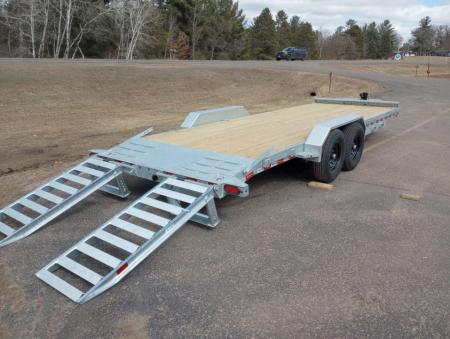 New 2026 Drive Trailers 14K 20'x82" Galvanized Equipment Trailer