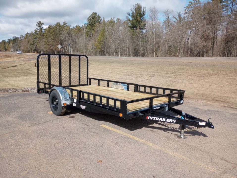 New 2026 PJ Trailers U8 83"X14' Single Axle Utility Trailer