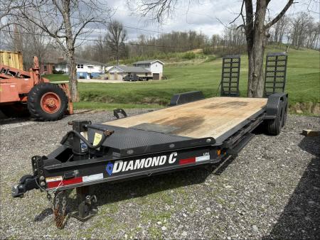 Used 2021 Diamond C Trailers LPX 207 20X82 Equipment Trailer
