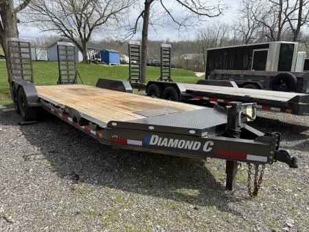 Used 2021 Diamond C Trailers LPX 207 20X82 Equipment Trailer