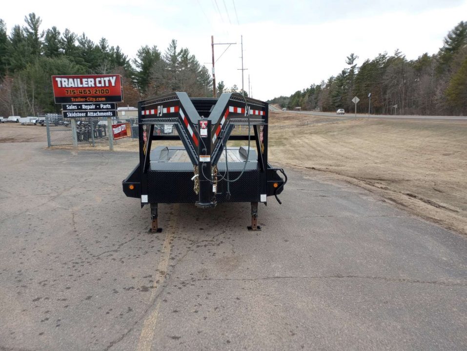 Used 2020 PJ TRAILERS H7 Gooseneck 102" x 24' Equipment Trailer