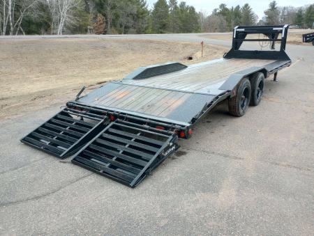 Used 2020 PJ TRAILERS H7 Gooseneck 102" x 24' Equipment Trailer