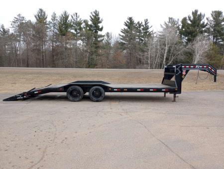 Used 2020 PJ TRAILERS H7 Gooseneck 102" x 24' Equipment Trailer