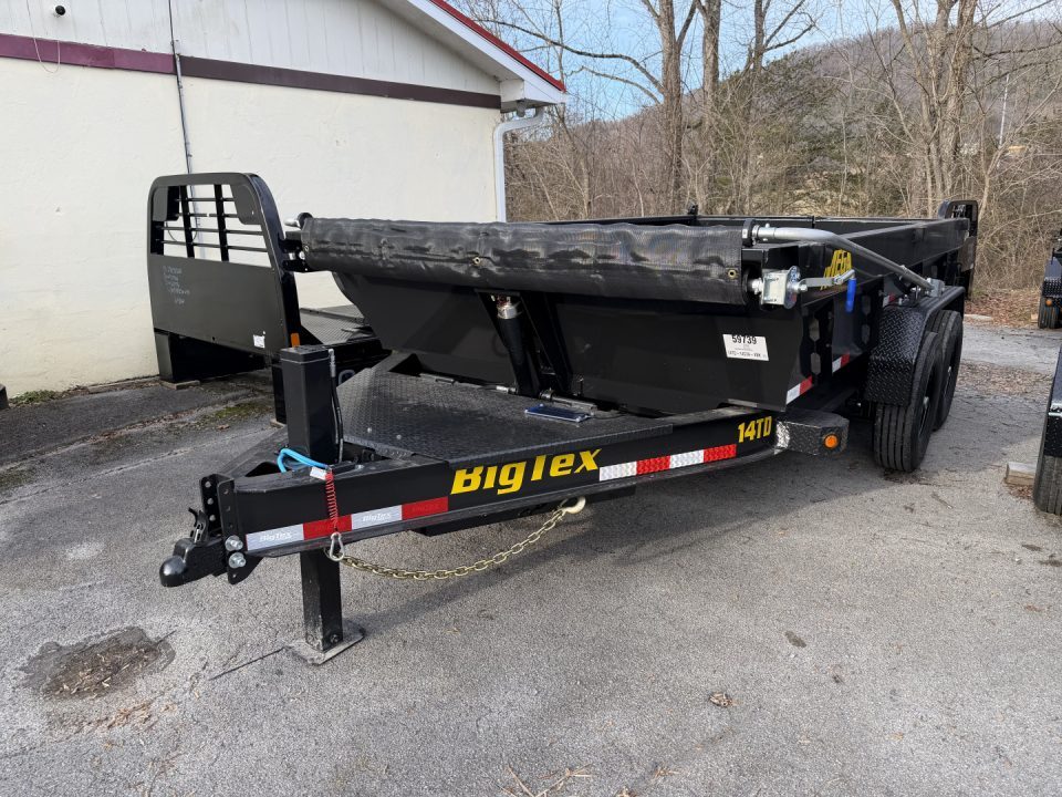 New 2026 Big Tex 14TDX 5 STAGE TELESCOPIC DUMP TRAILER 7 GAUGE FLOOR , HYDRO JACK , 14 PLY TIRES , LONG ARM TARP