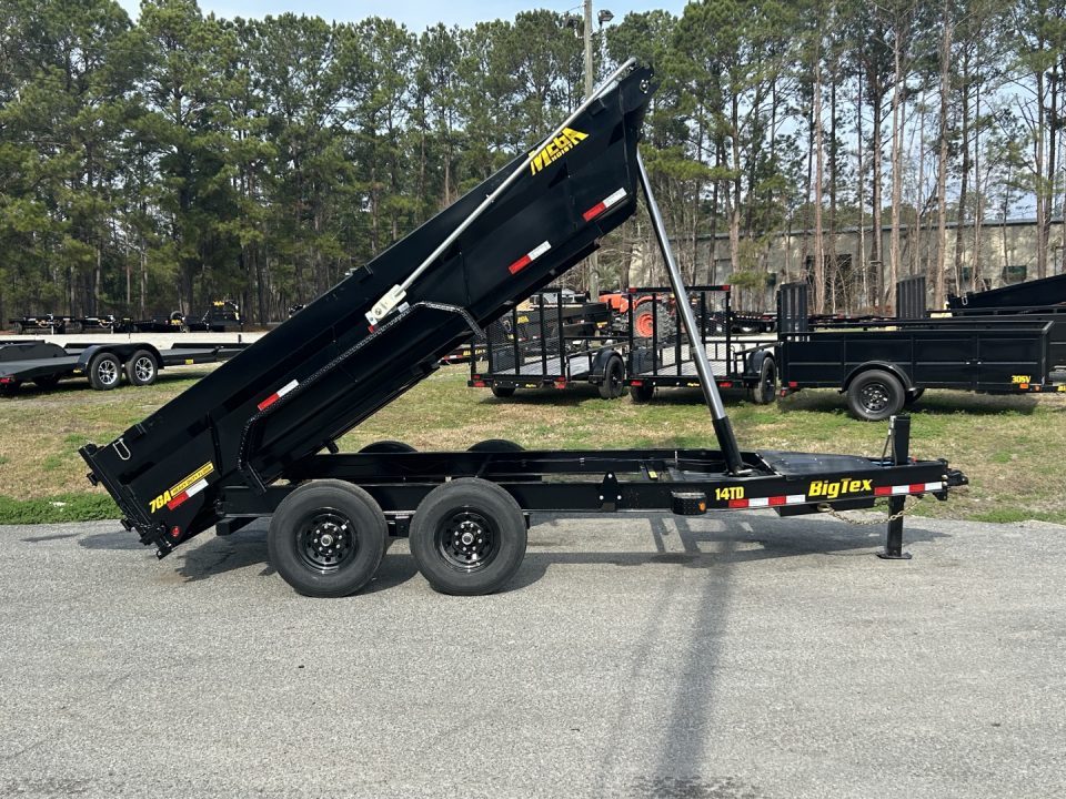 New 2026 Big Tex 14TDX 5 STAGE TELESCOPIC DUMP TRAILER 7 GAUGE FLOOR , HYDRO JACK , 14 PLY TIRES , LONG ARM TARP