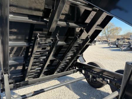 New 2026 H&H Black 83"x14 15.4k Industrial Dump Trailer