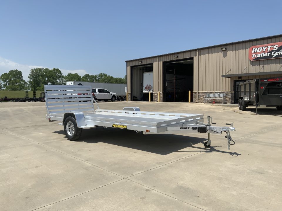 New 2027 Aluma 78 X 15 STG Utility Trailer