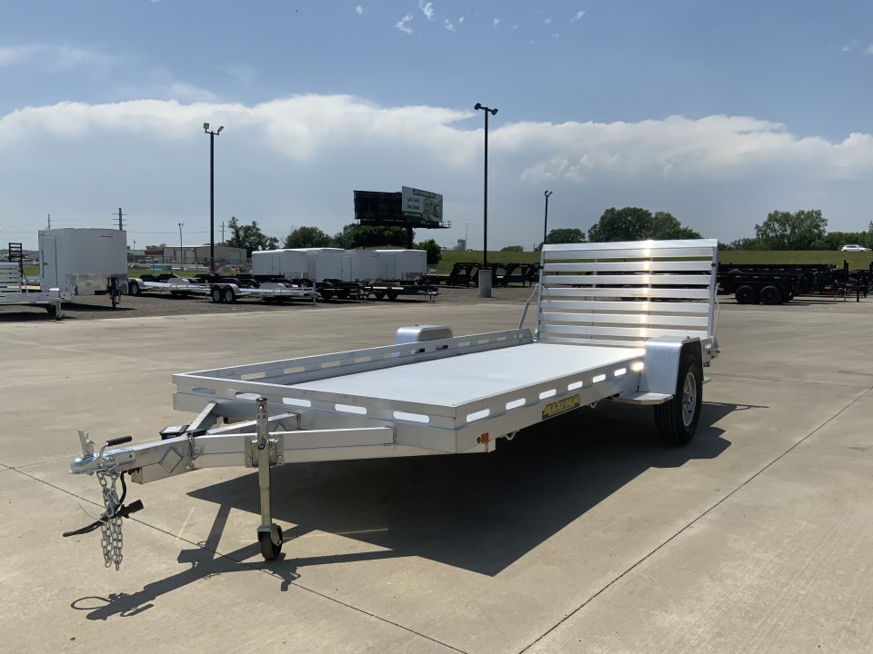 New 2027 Aluma 78 X 15 STG Utility Trailer