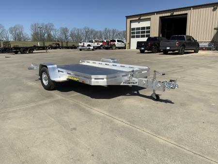 New 2027 Aluma 77 X 12H Tilt Trailer