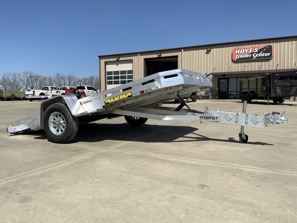 New 2027 Aluma 77 X 12H Utility Tilt Trailer