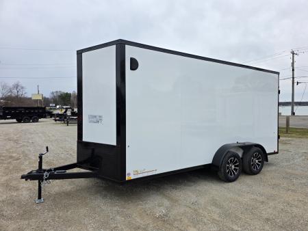 New 2026 Formula Trailers 7x16 7' INSIDE 080 SCREWLESS BLACKOUT DRINGS ALUM WHEELS SXS UTV GOLFCART Cargo / Enclosed Trailer