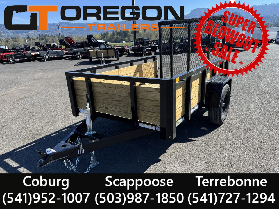 New 2026 Sure-Trac 5X8 Tube Top 3 Board Utility 3K GVWR
