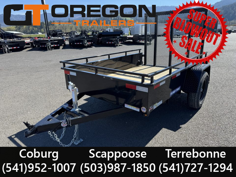 New 2026 Sure-Trac 5x8 High Side Utility Trailer 3K GVWR