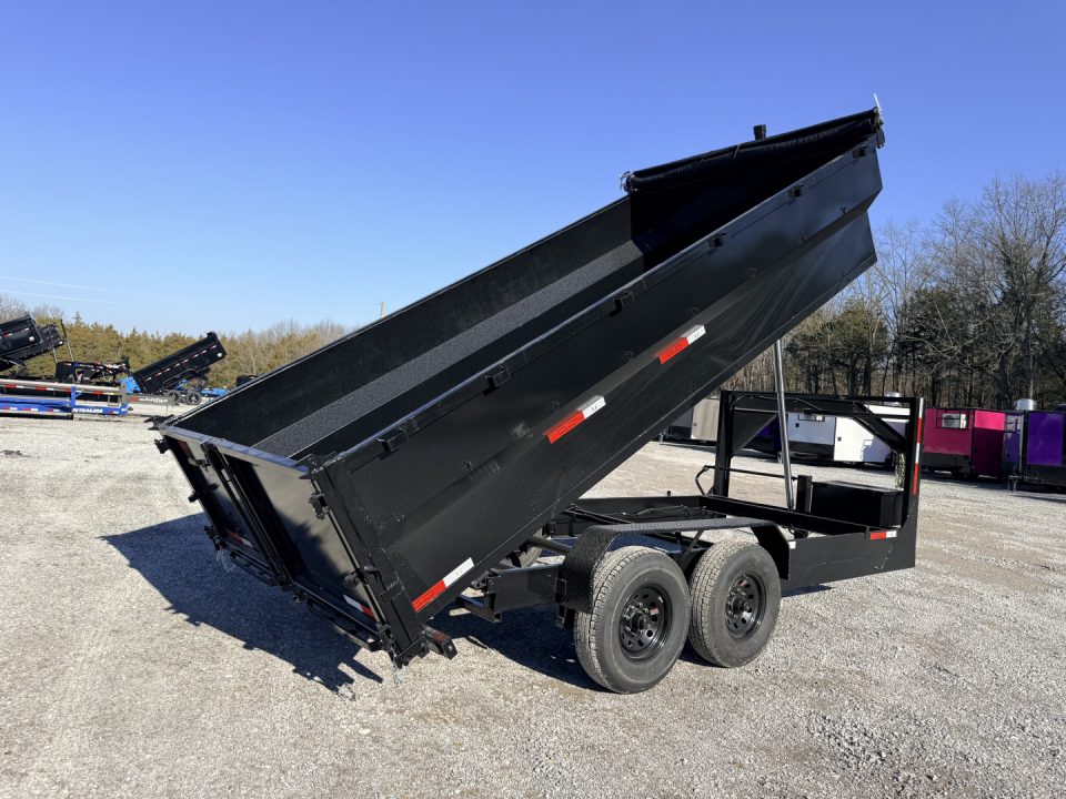 New 2026 Texas Pride Trailers 7X16 (3FT WALLS) GOOSENECK DUMP TRAILER 16K GVWR Dump Trailer