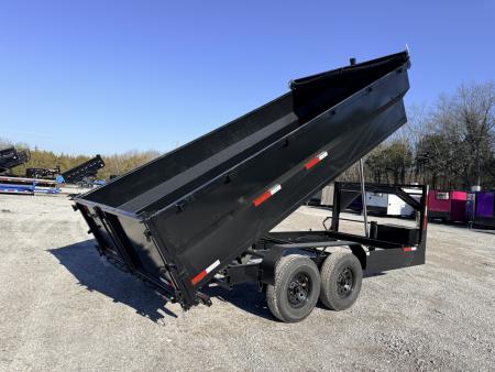 New 2026 Texas Pride Trailers 7X16 (3FT WALLS) GOOSENECK DUMP TRAILER 16K GVWR Dump Trailer