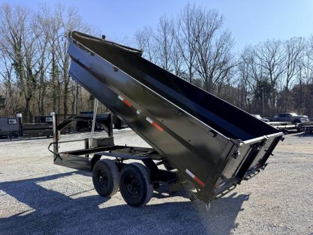 New 2026 Texas Pride Trailers 7X16 (3FT WALLS) GOOSENECK DUMP TRAILER 16K GVWR Dump Trailer