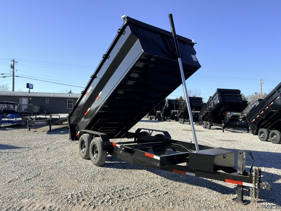 New 2026 Texas Pride Trailers 7X16 (3FT WALLS) 16k GVWR Dump Trailer
