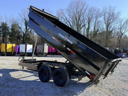 New 2026 Texas Pride Trailers 7X16 (3FT WALLS) 16k GVWR Dump Trailer