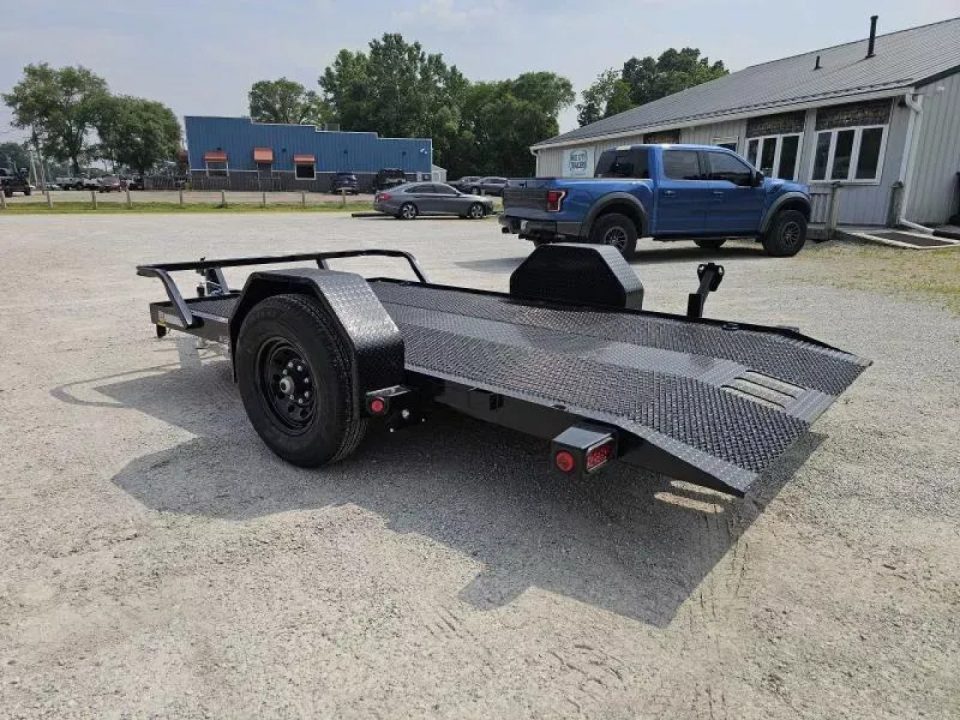 New 2026 Load Trail 77" x 12' Single Axle Scissor Hauler 7K GVWR TILT DECK LOW PROFILE Tilt Trailer