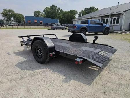 New 2026 Load Trail 77" x 12' Single Axle Scissor Hauler 7K GVWR TILT DECK LOW PROFILE Tilt Trailer