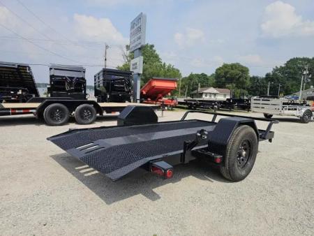 New 2026 Load Trail 77" x 12' Single Axle Scissor Hauler 7K GVWR TILT DECK LOW PROFILE Tilt Trailer