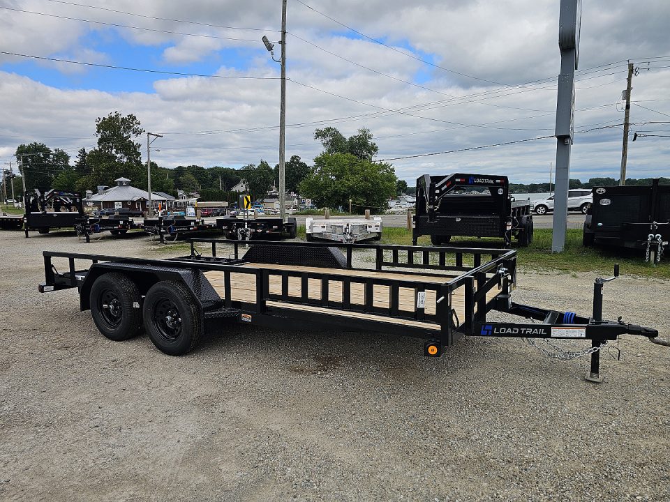 New 2026 Load Trail 83 X 16 TANDEM AXLE UTILITY TRAILER SIDE LOAD RAMPS Utility Trailer