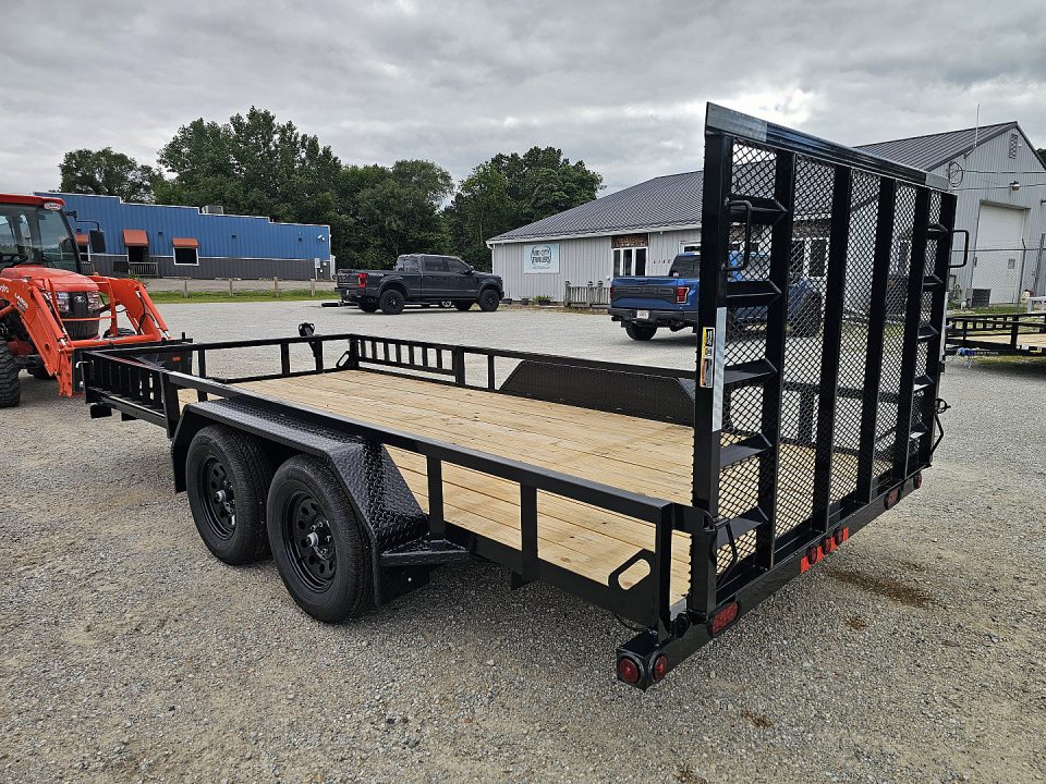 New 2026 Load Trail 83 X 16 TANDEM AXLE UTILITY TRAILER SIDE LOAD RAMPS Utility Trailer