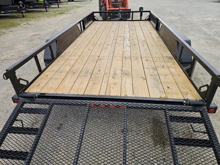 New 2026 Load Trail 83 X 16 TANDEM AXLE UTILITY TRAILER SIDE LOAD RAMPS Utility Trailer