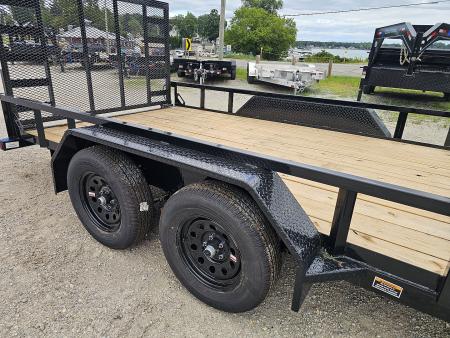 New 2026 Load Trail 83 X 16 TANDEM AXLE UTILITY TRAILER SIDE LOAD RAMPS Utility Trailer