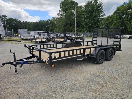 New 2026 Load Trail 83 X 16 TANDEM AXLE UTILITY TRAILER SIDE LOAD RAMPS Utility Trailer