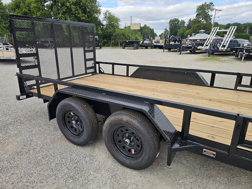 New 2026 Load Trail 83 X 16 TANDEM AXLE UTILITY TRAILER SIDE LOAD RAMPS Utility Trailer