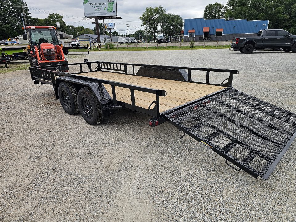 New 2026 Load Trail 83 X 16 TANDEM AXLE UTILITY TRAILER SIDE LOAD RAMPS Utility Trailer